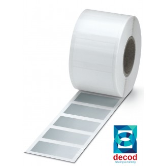 DCD-1510 150x100MM GÜMÜŞ MARKALAMA ETİKETİ LOGO - QR PROJE VB. İÇİN 100 ADET