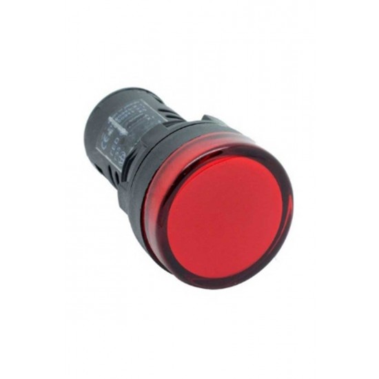 SİNYAL LAMBASI 22MM 110V 4 POWER LEDLİ KIRMIZI 10 ADET SİNYAL LAMBASI 22MM 110V 4 POWER LEDLİ KIRMIZI 10 ADET