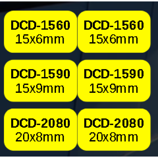 İNVERTÖR PLC İÇİN CİHAZ ETİKETİ SARI 20X8MM 3000 ADET İNVERTÖR PLC İÇİN CİHAZ ETİKETİ SARI 20X8MM 3000 ADET