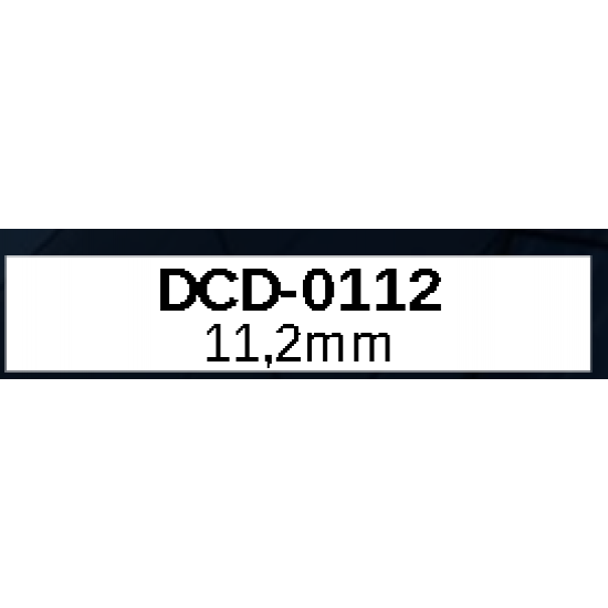KLEMENSLER İÇİN ŞERİT ETİKETİ BEYAZ 11,2MM 40 METRE KLEMENSLER İÇİN ŞERİT ETİKETİ BEYAZ 11,2MM 40 METRE