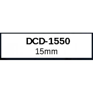 SİLİNMEZ ISLANMAZ YAPIŞKANLI ŞERİT ETİKETİ BEYAZ 15MM 50 METRE
