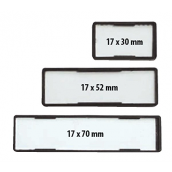 YAPIŞKANLI PANO ETİKETİ 17X70 SİYAH 50 ADET YAPIŞKANLI PANO ETİKETİ 17X70 SİYAH 50 ADET