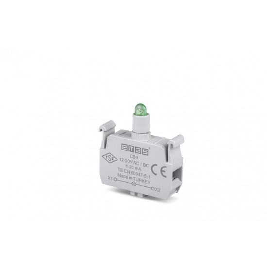 C SİNYAL YEŞİL LED'Lİ BUTONLUK 12-30 V AC/DC 20 ADET C SİNYAL YEŞİL LED'Lİ BUTONLUK 12-30 V AC/DC 20 ADET