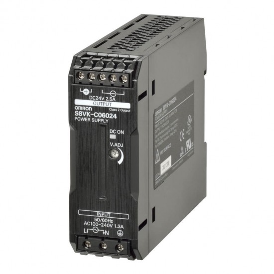 24V 2,5A RAY TİPİ GÜÇ KAYNAĞI 1 ADET 24V 2,5A RAY TİPİ GÜÇ KAYNAĞI 1 ADET