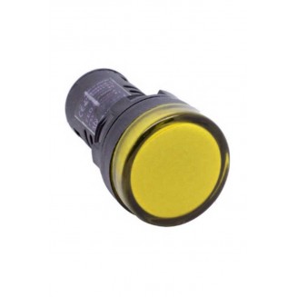 SİNYAL LAMBASI 22MM 110V 4 POWER LEDLİ SARI 10 ADET