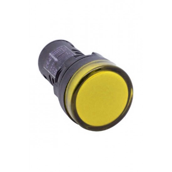 SİNYAL LAMBASI 22MM 110V 4 POWER LEDLİ SARI 10 ADET SİNYAL LAMBASI 22MM 110V 4 POWER LEDLİ SARI 10 ADET