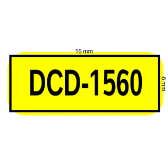 DCD-1560	15 x 6mm	SARI	Röle vb. Küçük Cihazlar İçin	3000	ADET