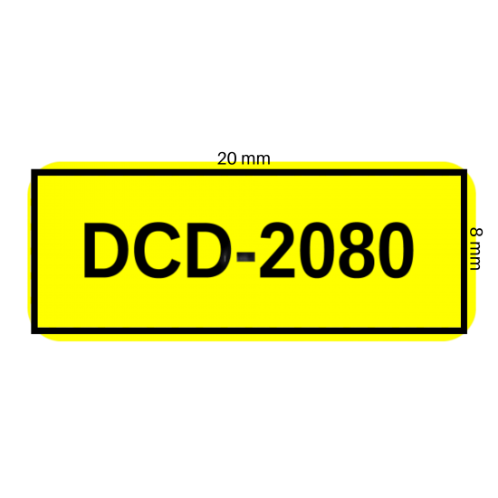 DCD-2080	20 x 8mm	SARI	İnverter - PLC - TMŞ vb. İçin	3000	ADET