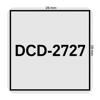 DCD-2727	28 x 28mm	GÜMÜŞ	Rozetsiz Buton Etiketi	500	ADET
