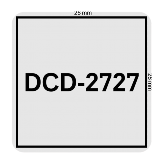 DCD-2727	28 x 28mm	GÜMÜŞ	Rozetsiz Buton Etiketi	500	ADET