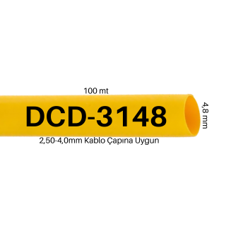 DCD-3148	4,8mm x 100mt	SARI	Daralan Makaron (2,5/6mm)	1	ADET