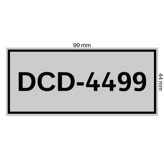 DCD-4499	44mm x 99mm	GÜMÜŞ	Logo ve Markalama İçin Boş	500	ADET