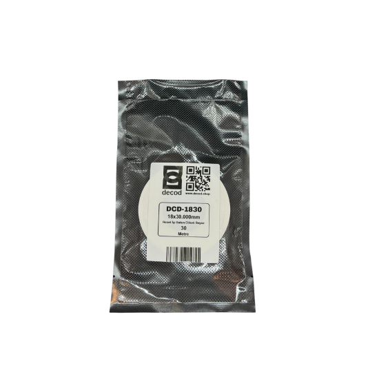 DCD-1830	18mm	BEYAZ	(1100 Adet Kesilebilir) Rozet İç Etiketi (DCD-2218 için)	30	METRE