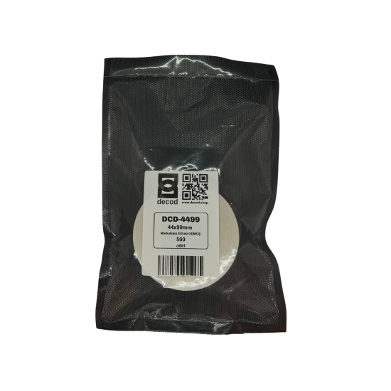 DCD-4499	44mm x 99mm	GÜMÜŞ	Logo ve Markalama İçin Boş	500	ADET