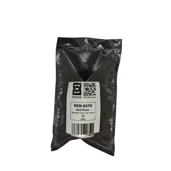 DCD-9270	92mm x 270mm	GÜMÜŞ	Logo ve Markalama İçin Boş	50	ADET