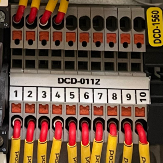 DCD-0112 Klemens Üzeri Şerit Etiket 11,2mm Beyaz 40 METRE