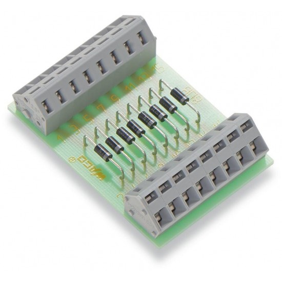 Diyotlu bileşen modülü; 8 adet; Diyot 1N4007; 2,50 mm² 6 ADET Diyotlu bileşen modülü; 8 adet; Diyot 1N4007; 2,50 mm² 6 ADET