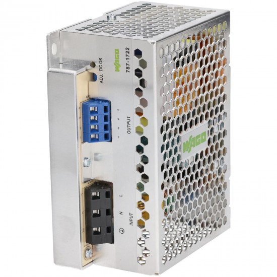 Anahtarlamalı mod güç kaynağı Eco; 1 fazlı; 24 VDC çıkış gerilimi; 5 A çıkış akımı; DC-OK LED 1 ADET Anahtarlamalı mod güç kaynağı Eco; 1 fazlı; 24 VDC çıkış gerilimi; 5 A çıkış akımı; DC-OK LED 1 ADET